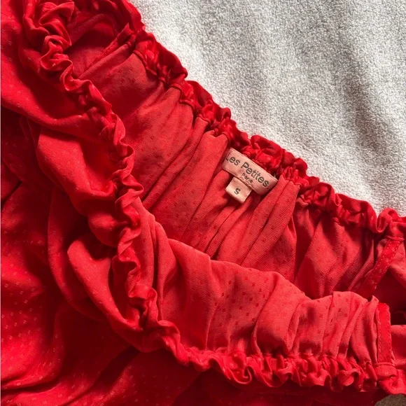 Beautiful Red Off-Shoulder Dress - Picture 4 of 4